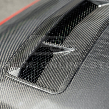 2024-Up Ford Mustang Front Bumper Hood Vented Cover