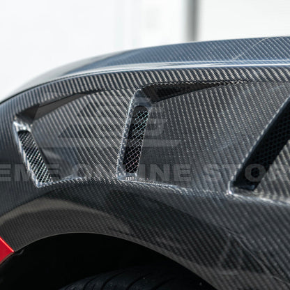 2024-Up Ford Mustang S650 GTD Style Carbon Fiber Front Side Vented Fenders