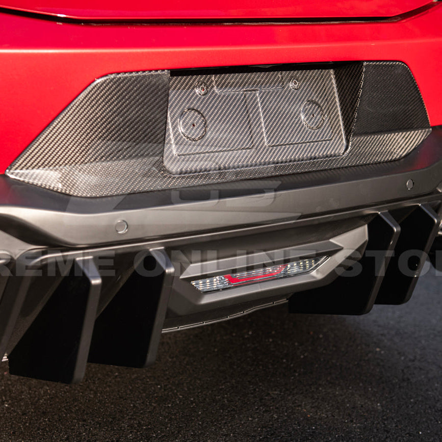 2024+ Ford Mustang V2 Package Carbon Fiber Rear Bumper Diffuser