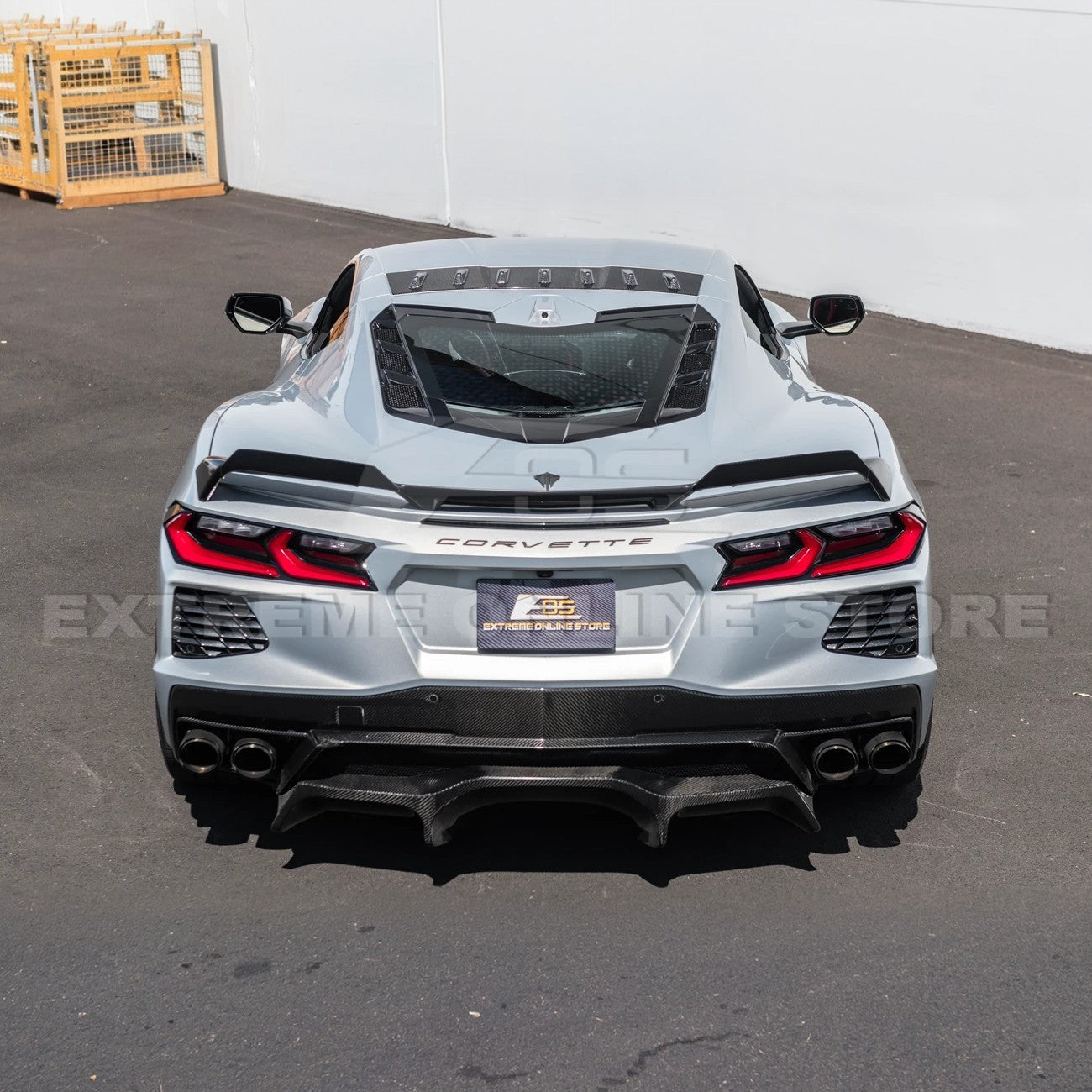 Chevrolet Corvette C8 Rear Roof Vortex Generators