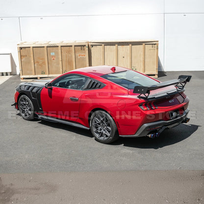 2024-Up Ford Mustang S650 GTD Style Carbon Fiber Front Side Vented Fenders