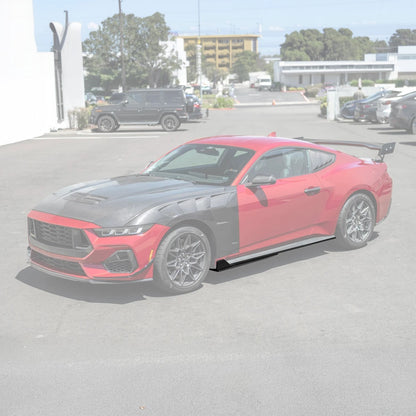 2024-Up Ford Mustang GT500 Style Add-On Side Skirts Extension