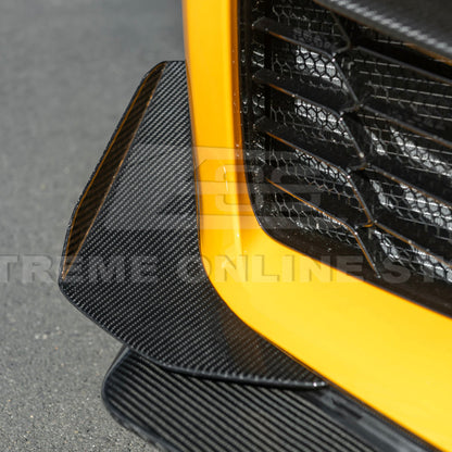 Corvette C8 Z06 / E-Ray DRY CARBON FIBER Front Splitter & Canards [Z07 Extended Package]