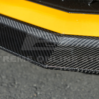 Corvette C8 Z06 / E-Ray DRY CARBON FIBER Front Splitter & Canards [Z07 Extended Package]