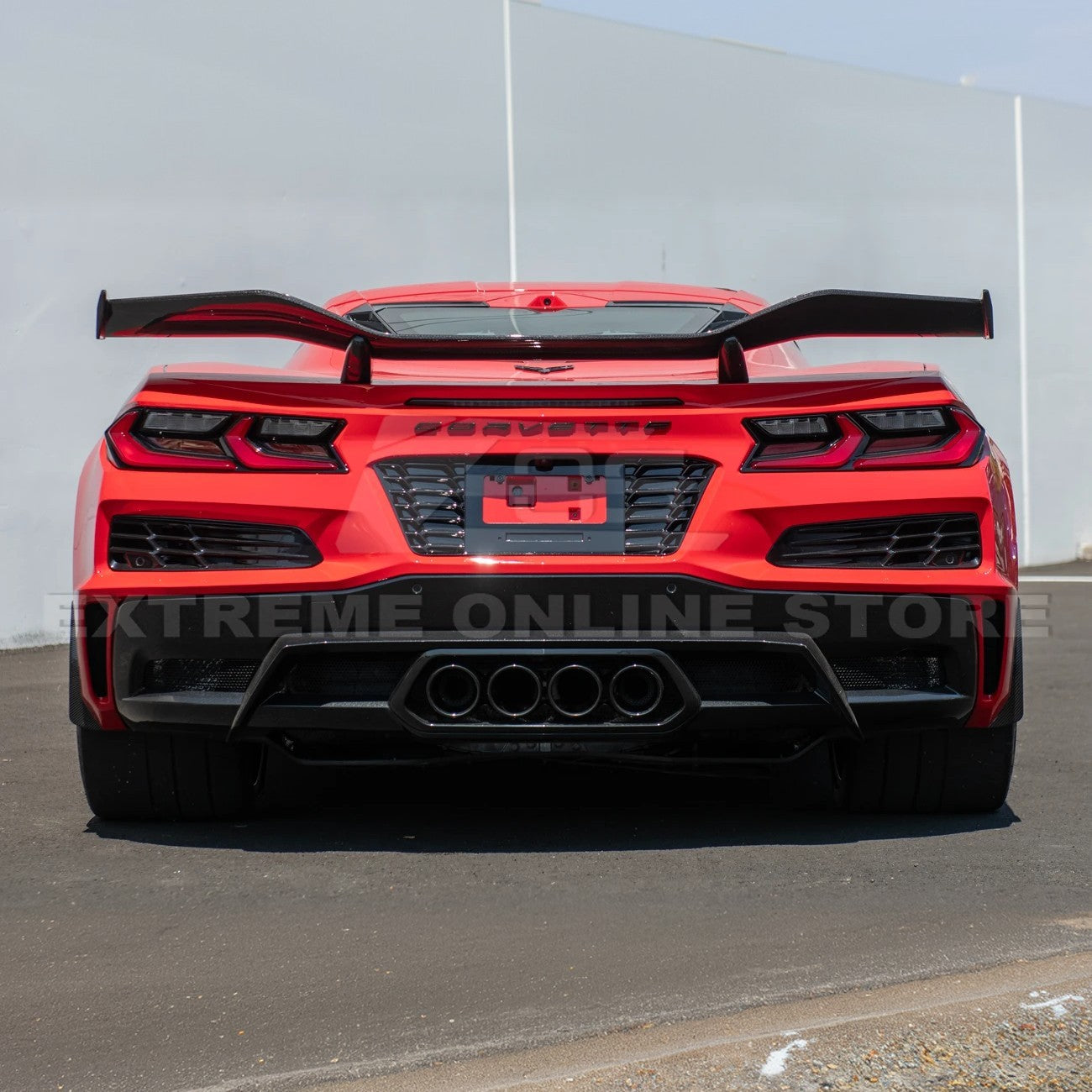 Corvette C8 Z06 License Plate Backing