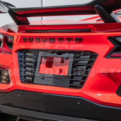 Corvette C8 Z06 License Plate Backing