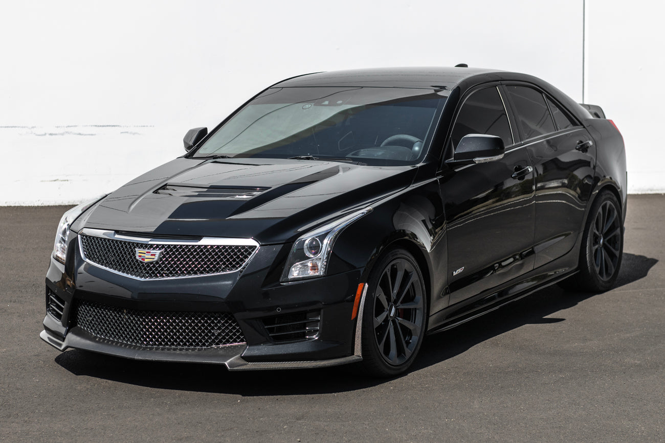 2016-19 Cadillac ATS-V  Carbon Fiber Extended Front Splitter & Side Wheel Arch