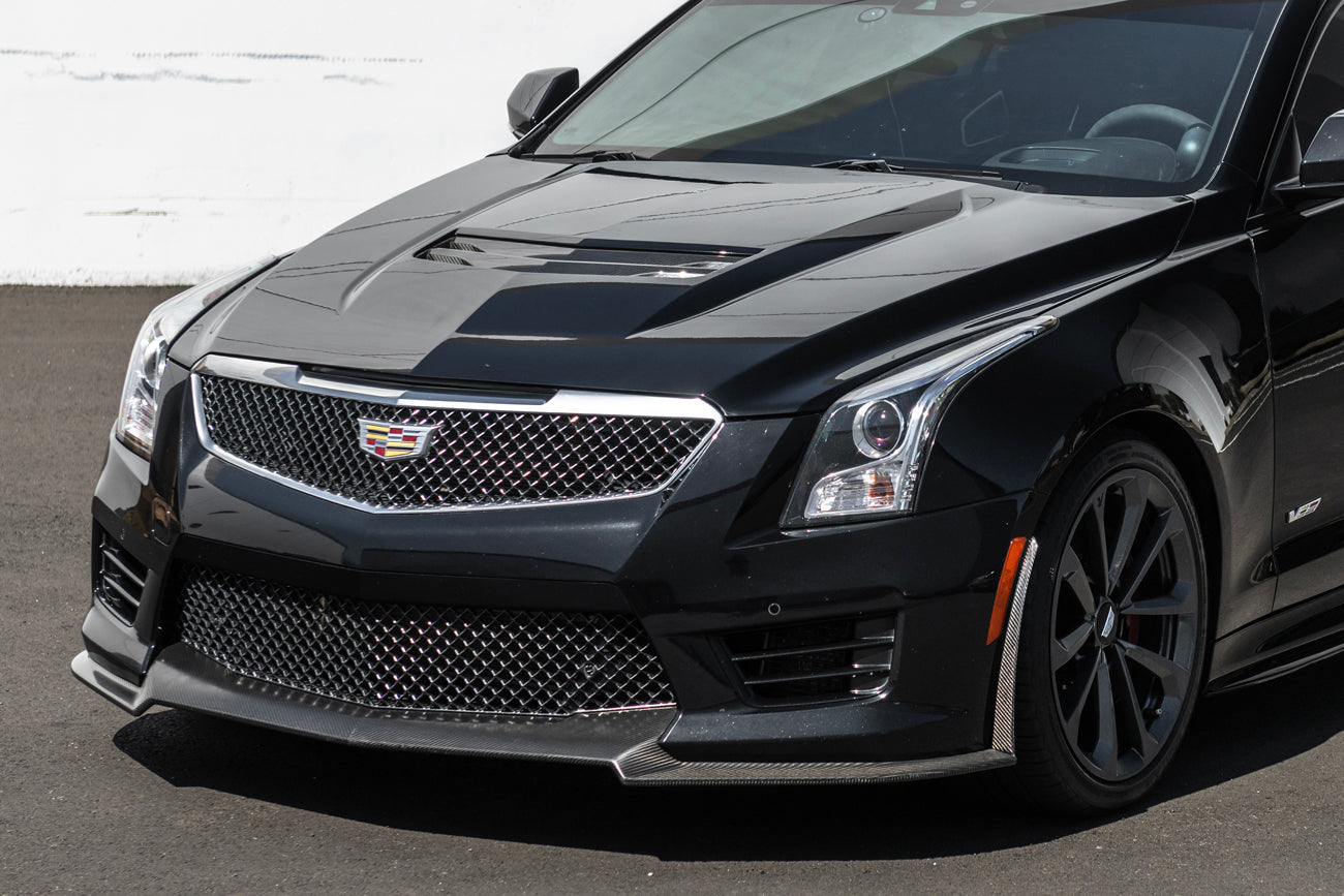 2016-19 Cadillac ATS-V  Carbon Fiber Extended Front Splitter & Side Wheel Arch