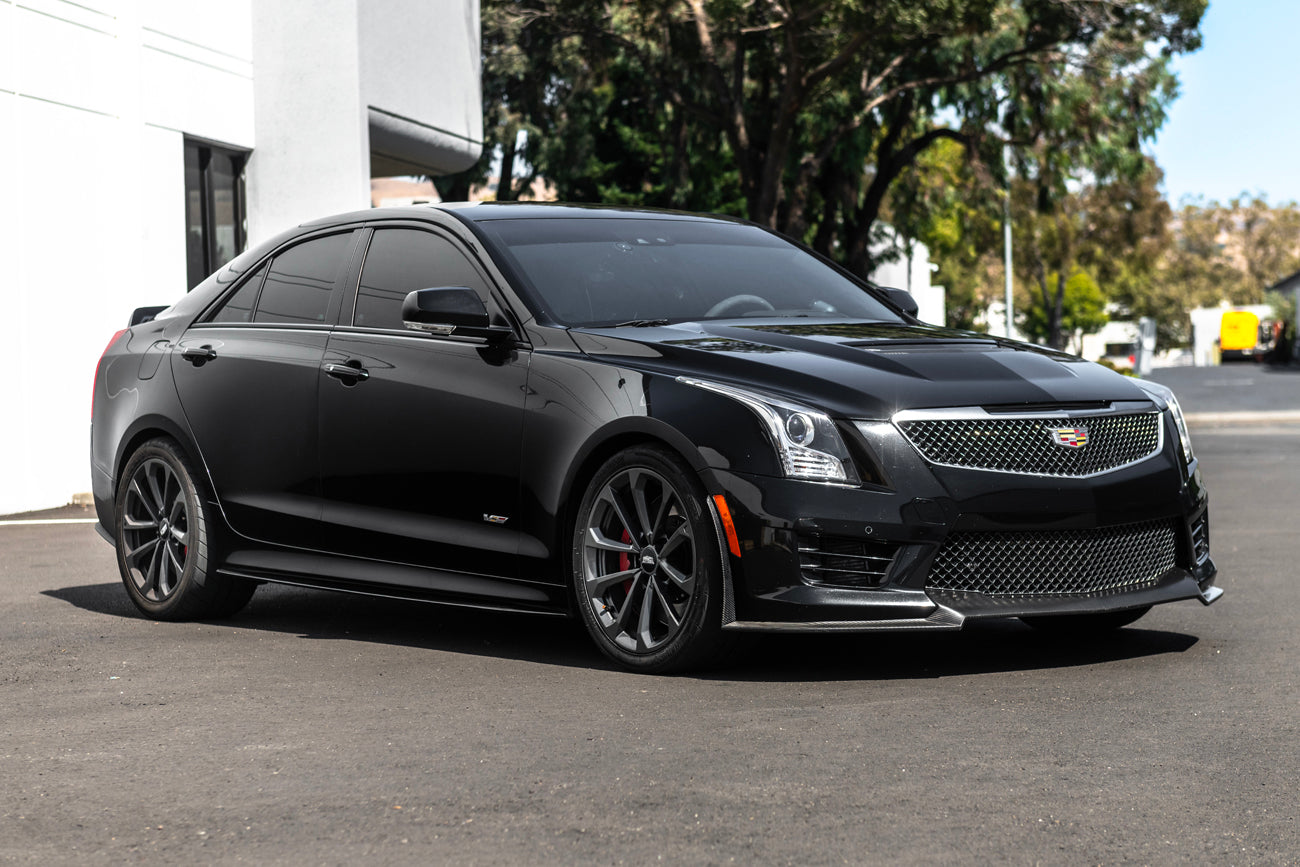 2016-19 Cadillac ATS-V  Carbon Fiber Extended Front Splitter & Side Wheel Arch
