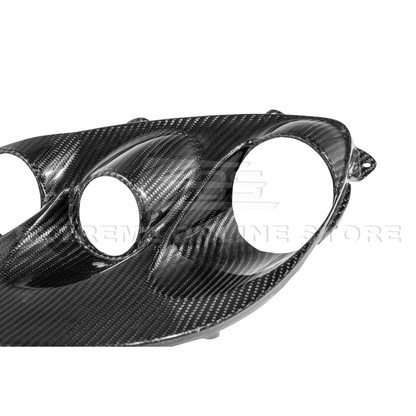 2005-13 Corvette C6 Replacment DRY CARBON FIBER Headlights Housing