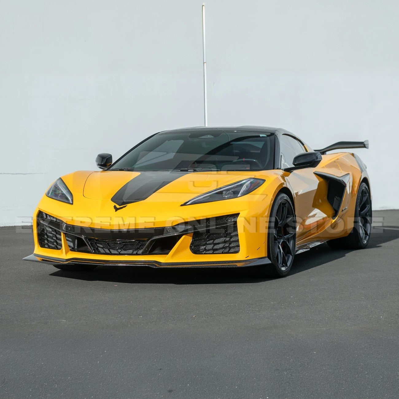 Corvette C8 Z06 / E-Ray DRY CARBON FIBER Front Splitter [Z07 Extended Package]