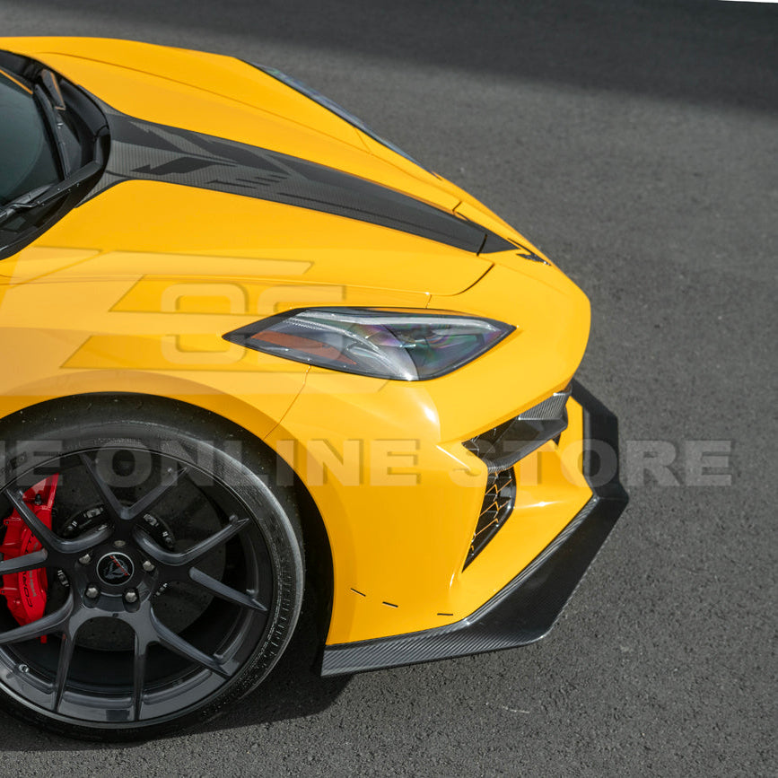 Corvette C8 Z06 / E-Ray DRY CARBON FIBER Front Splitter [Z07 Extended Package]