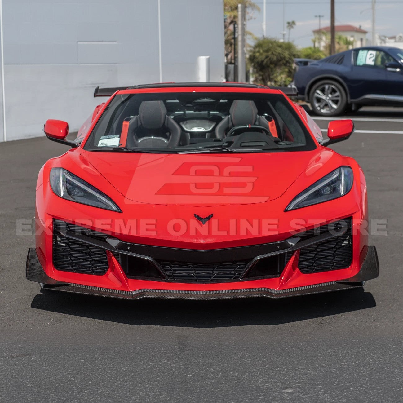 Corvette C8 Z06 / E-Ray DRY CARBON FIBER Front Splitter [Z07 Package]