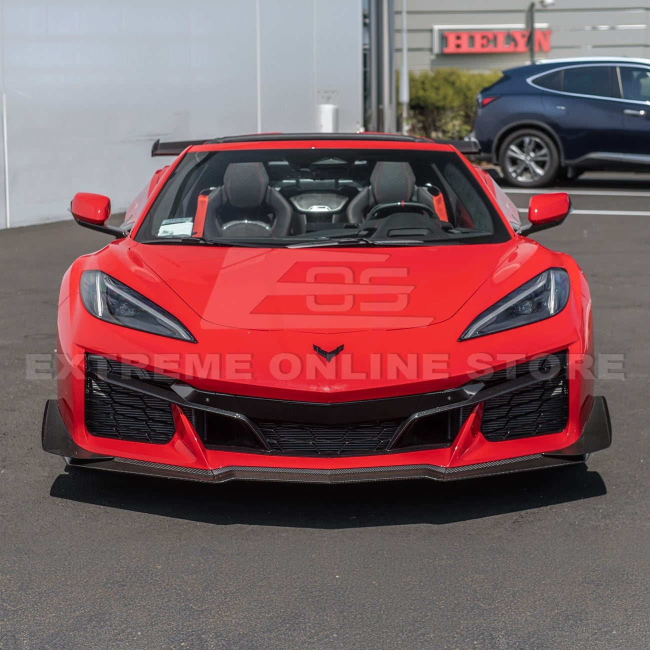 Chevrolet Corvette C8 Z06 / E-Ray DRY CARBON FIBER Front Side Canards
