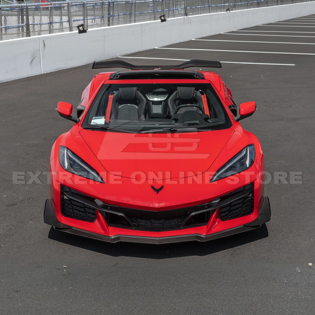 Corvette C8 Z06 / E-Ray DRY CARBON FIBER Front Splitter [Z07 Package]