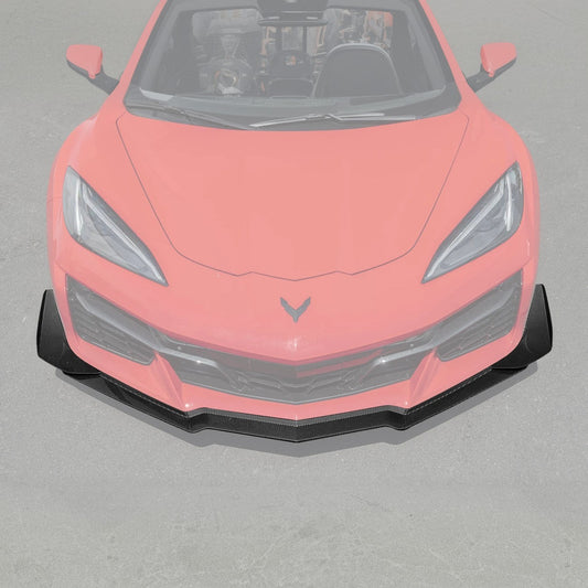 Corvette C8 Z06 / E-Ray DRY CARBON FIBER Front Splitter [Z07 Package]