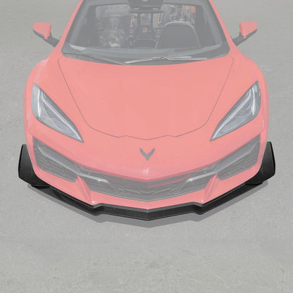 Corvette C8 Z06 / E-Ray DRY CARBON FIBER Front Splitter [Z07 Package]