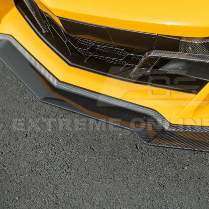 Corvette C8 Z06 / E-Ray DRY CARBON FIBER Front Splitter [Z07 Extended Package]