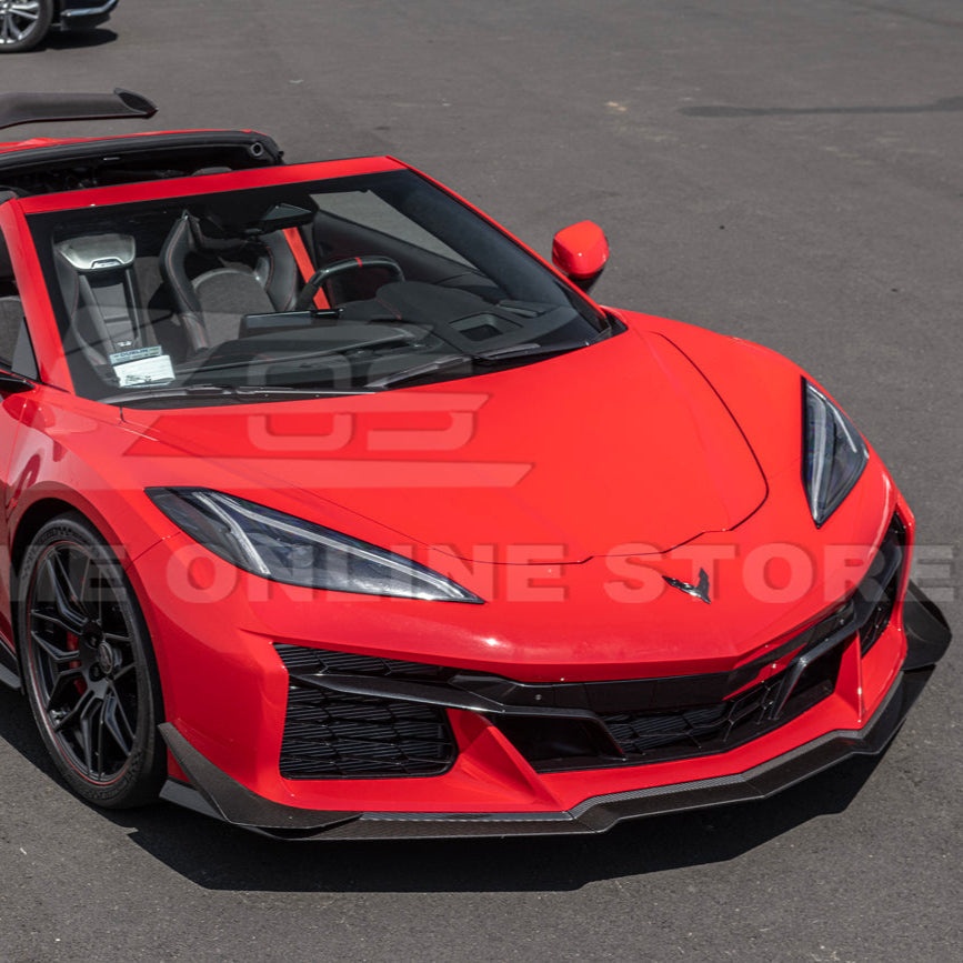 Corvette C8 Z06 / E-Ray DRY CARBON FIBER Front Splitter [Z07 Package]