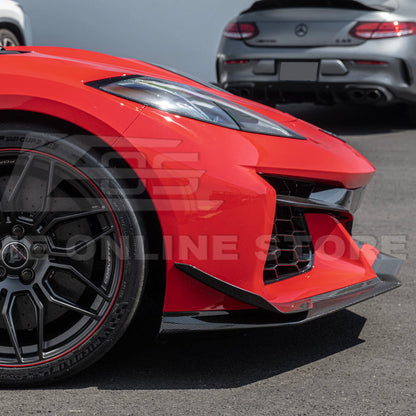Corvette C8 Z06 / E-Ray DRY CARBON FIBER Front Splitter [Z07 Package]