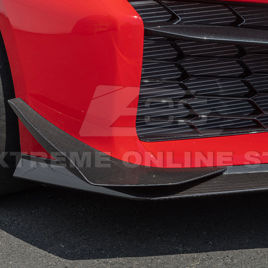 Corvette C8 Z06 / E-Ray DRY CARBON FIBER Front Splitter [Z07 Package]