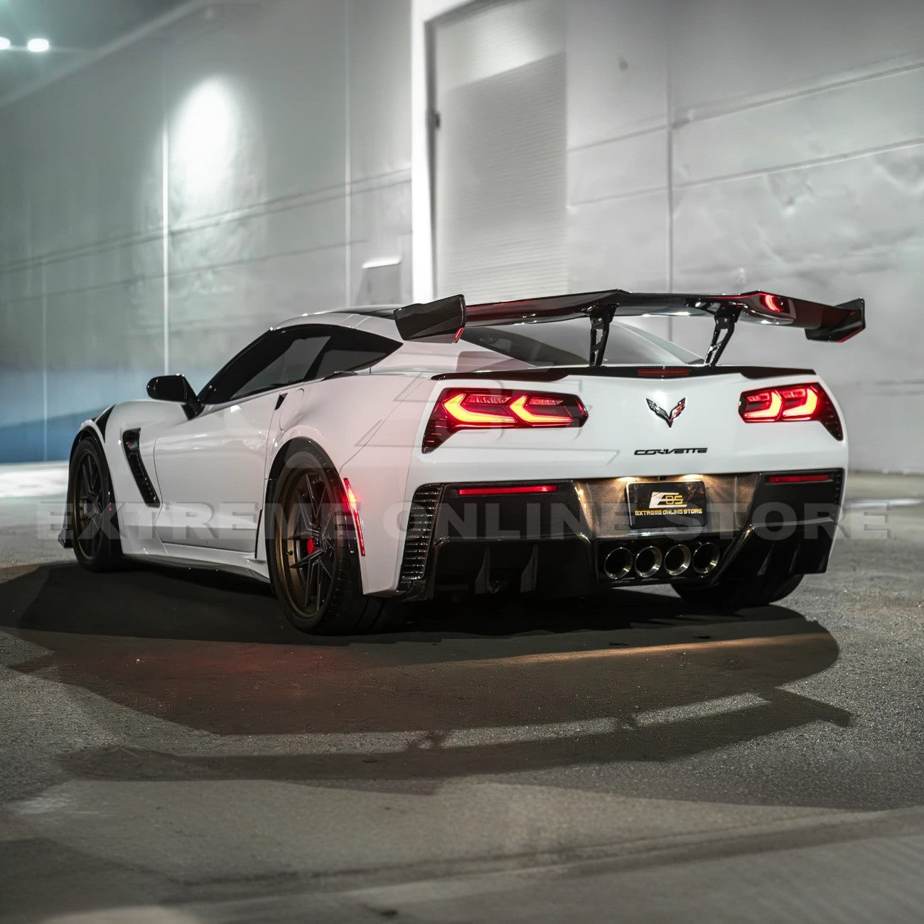 2014-19 Corvette C7 Smoke / Clear Lens Rear Taillight