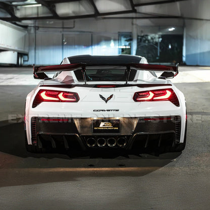 2014-19 Corvette C7 Smoke / Clear Lens Rear Taillight