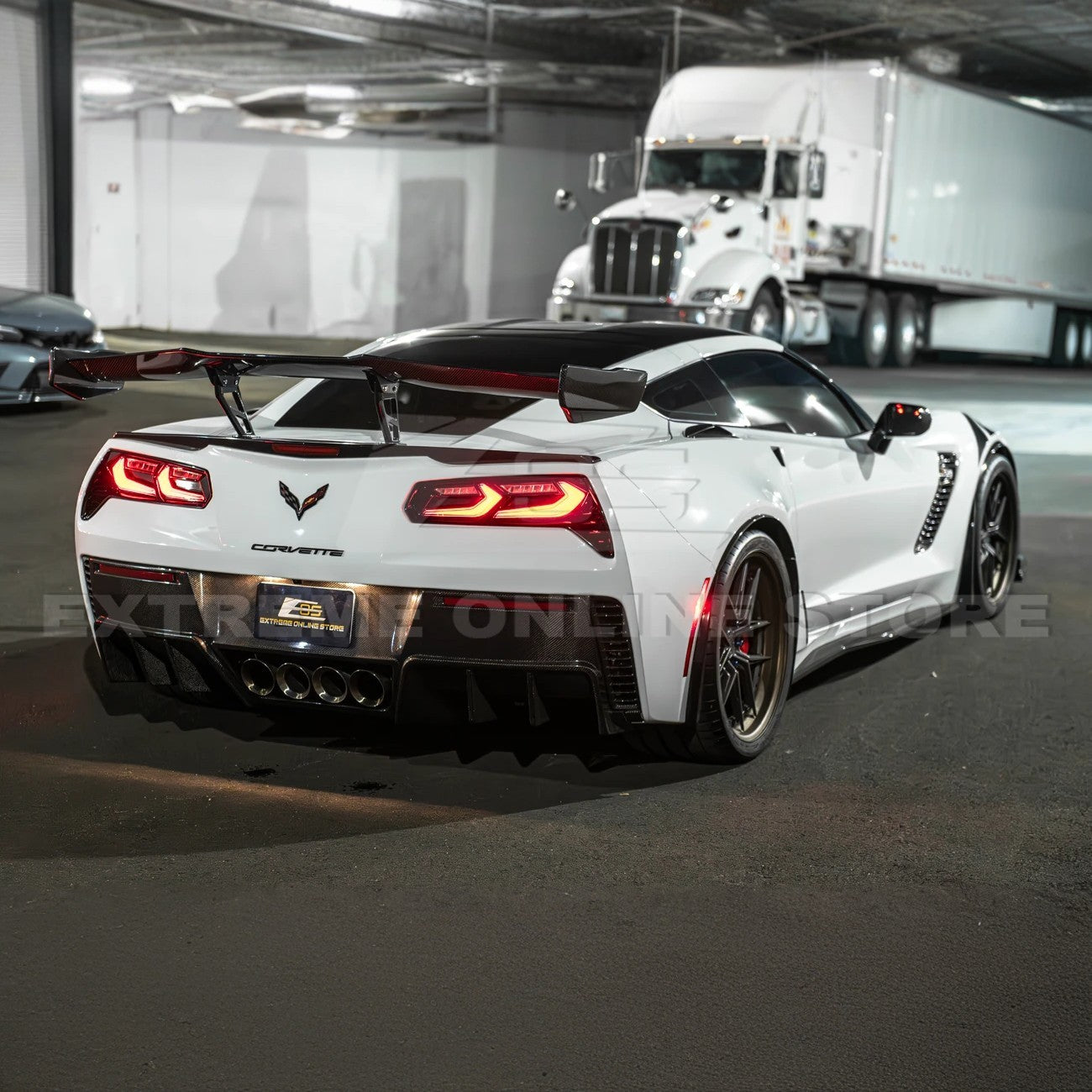 2014-19 Corvette C7 Smoke / Clear Lens Rear Taillight