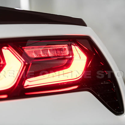 2014-19 Corvette C7 Smoke / Clear Lens Rear Taillight