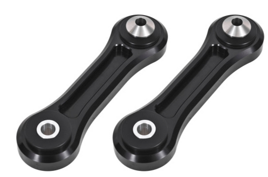 BMR 15-17 S550 Mustang Rear Lower Control Arms Vertical Link (Delrin) - Black