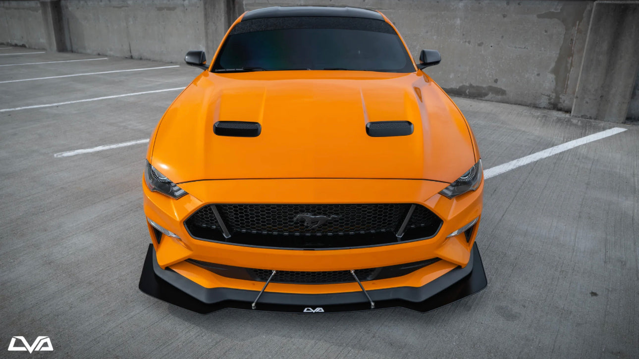 LVA 2018-2023 FORD MUSTANG FRONT SPLITTER (GT PERFORMANCE PACKAGE) PP2 STYLE