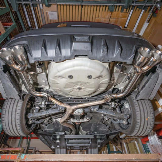 2015-21 Subaru WRX / STi Muffler Delete Axle Back 4 Inch Quad Tips Exhaust