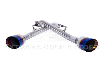 2014-Up Infiniti Q50 Muffler Delete Axle Back 4.5" Dual Tips Exhaust