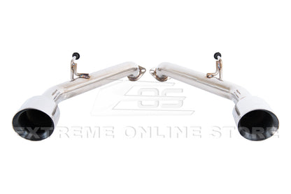 2014-Up Infiniti Q50 Muffler Delete Axle Back 4.5" Dual Tips Exhaust