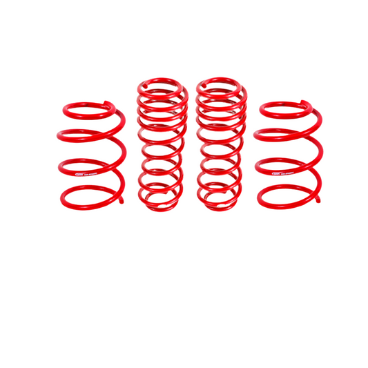 BMR 05-14 S197 Mustang GT Handling Version Lowering Springs (Set Of 4) - Red