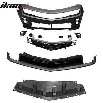 2010-2013 Chevy Camaro ZL1 Style 2DR Front Bumper Cover Replacement PP