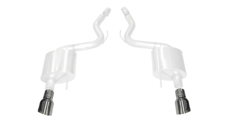 Corsa 15-17 Ford Mustang GT 3.0in Inlet / 4.5in Outlet Polished Tip Kit (For Corsa Exhaust Only)