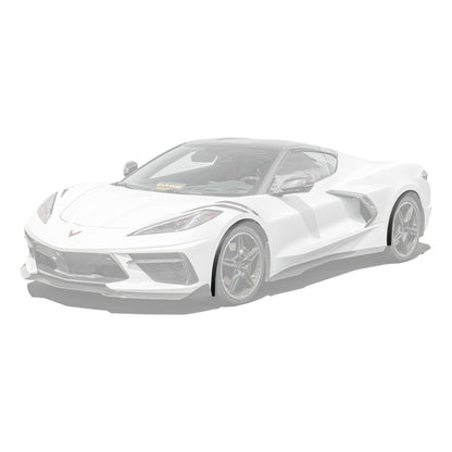 Chevrolet Corvette C8 DRY CARBON FIBER Side Wheel Fender