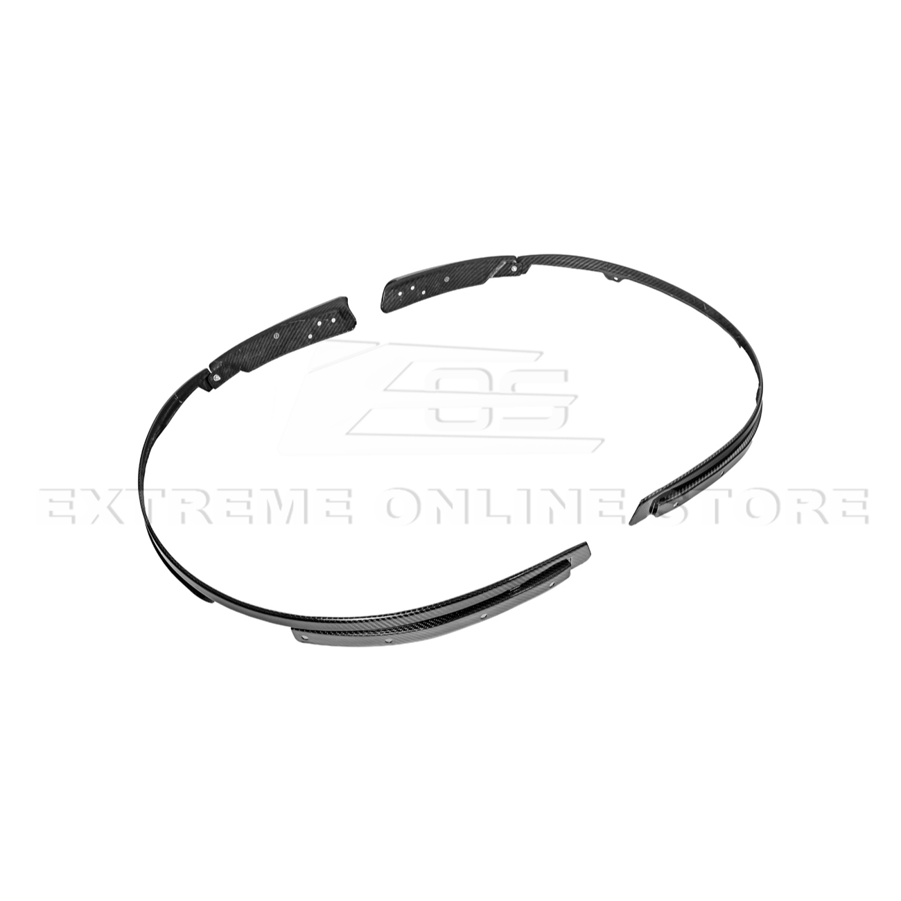 2024+ Ford Mustang DRY CARBON FIBER Fender Flares & Mud Flap
