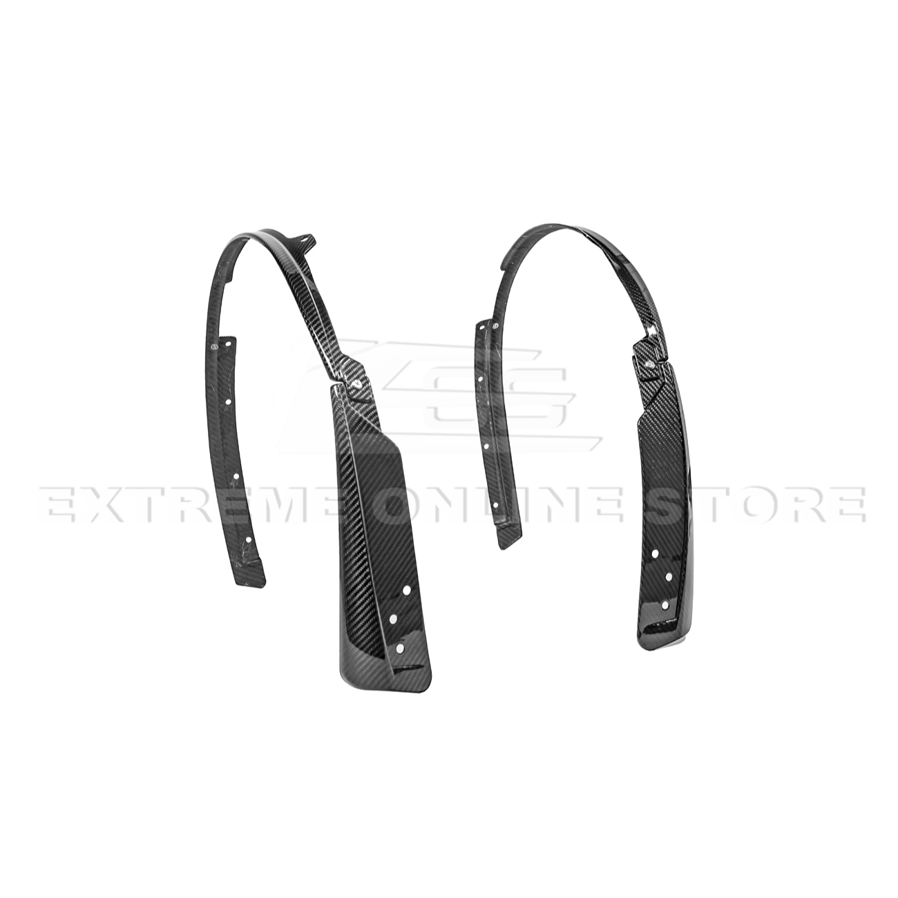 2024+ Ford Mustang DRY CARBON FIBER Fender Flares & Mud Flap
