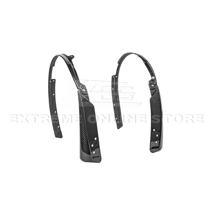 2024+ Ford Mustang DRY CARBON FIBER Fender Flares & Mud Flap
