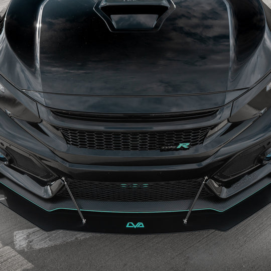 2017-2021 Honda Civic Type R FK8 Front Splitter - LVA