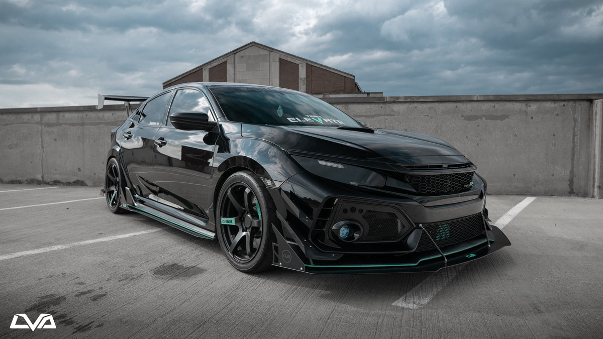 2017-2021 Honda Civic Type R FK8 Front Splitter - LVA