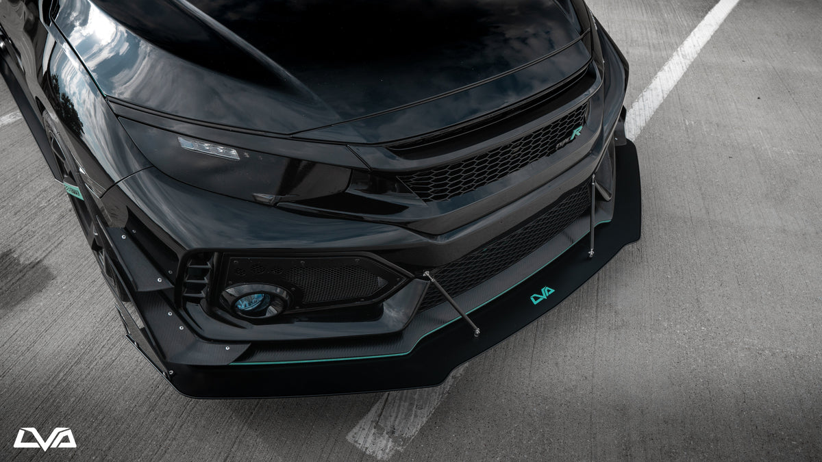2017-2021 Honda Civic Type R FK8 Front Splitter - LVA