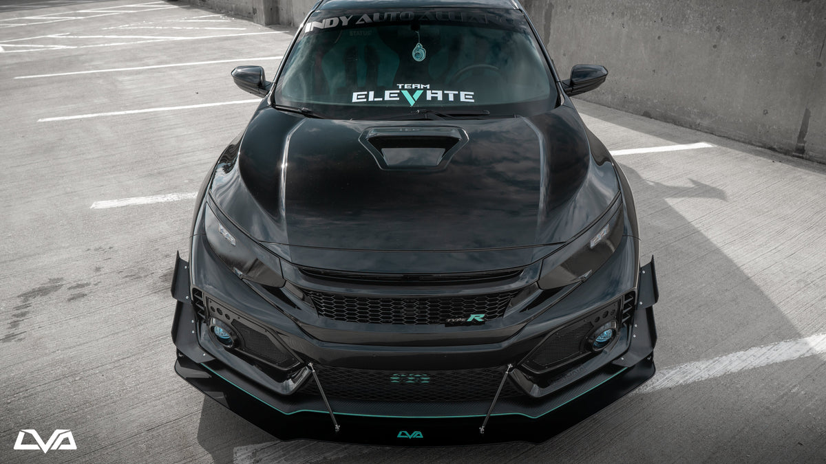 2017-2021 Honda Civic Type R FK8 Front Splitter - LVA — LVA photo 13
