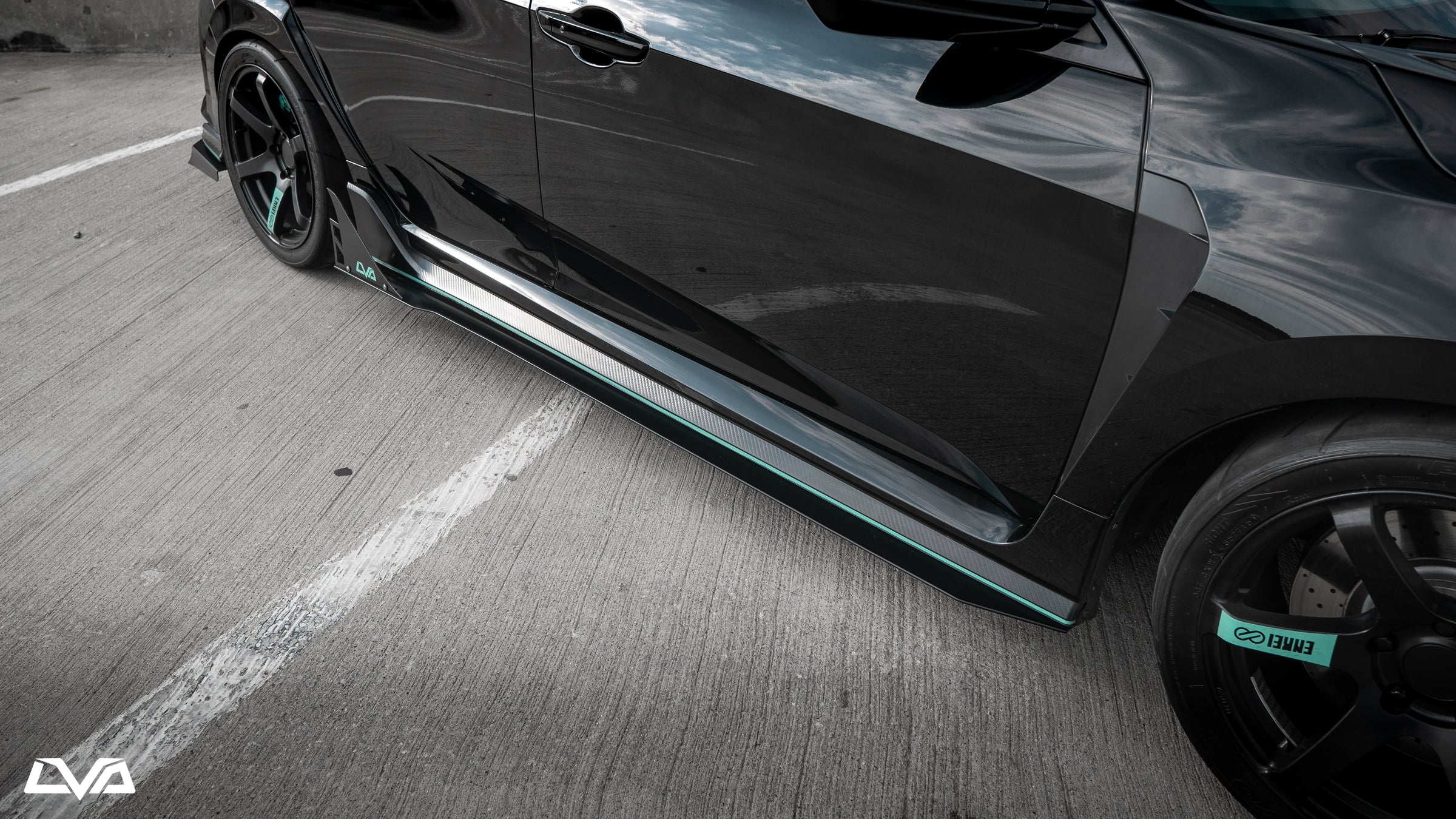2017-2021 Honda Civic Type R FK8 Side Skirts - LVA