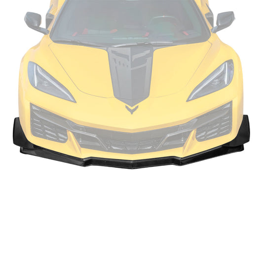 Corvette C8 Z06 / E-Ray DRY CARBON FIBER Front Splitter & Canards [Z07 Extended Package]