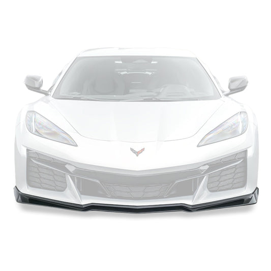 Corvette C8 Z06 / E-Ray DRY CARBON FIBER Front Splitter [Z07 Extended One-Piece Package]