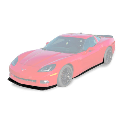 Corvette C6 Base Model Extended Front Splitter Lip & Side Skirts Rocker Panels