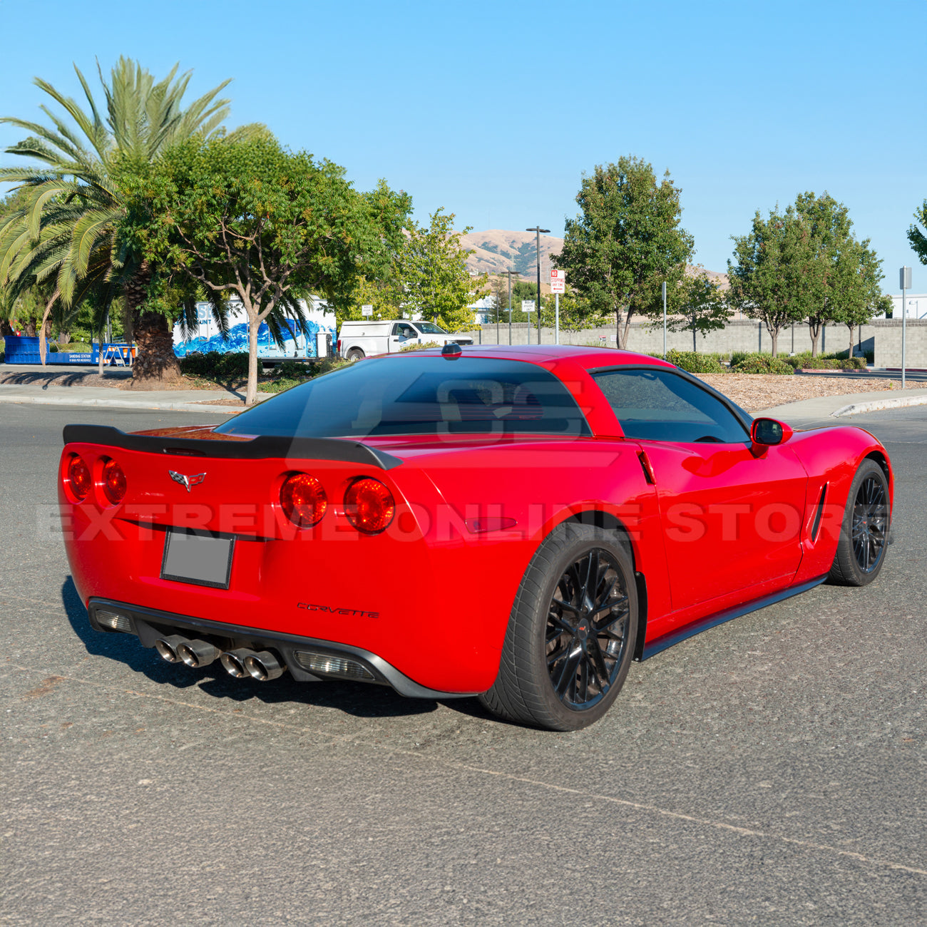 Corvette C6 ZR1 Extended Rear Trunk Spoiler